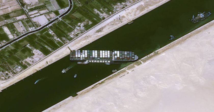 Suez Canal Blocked by Huge Container Ship Sends World Into Crisis