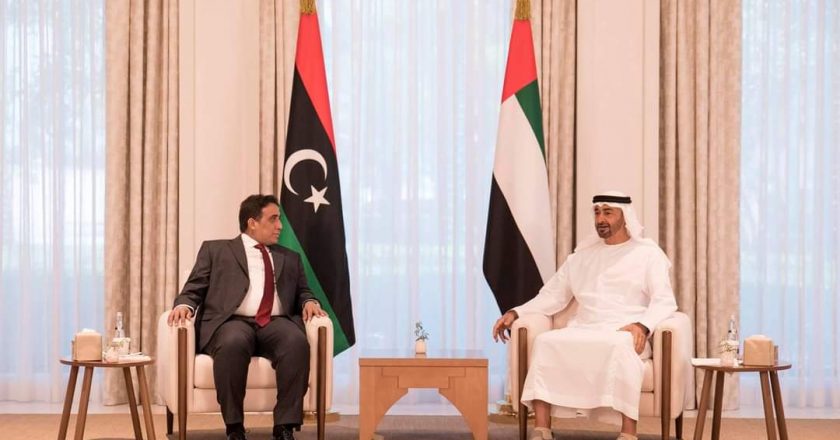 Menfi Meets Bin Zayed in Abu Dhabi