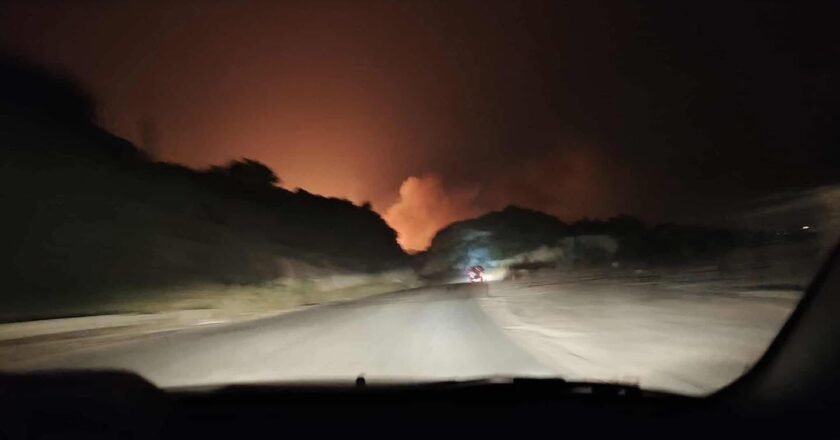 Libya: Wildfires Engulf Green Mountain, Surround Wadi Al-Kouf Landmark