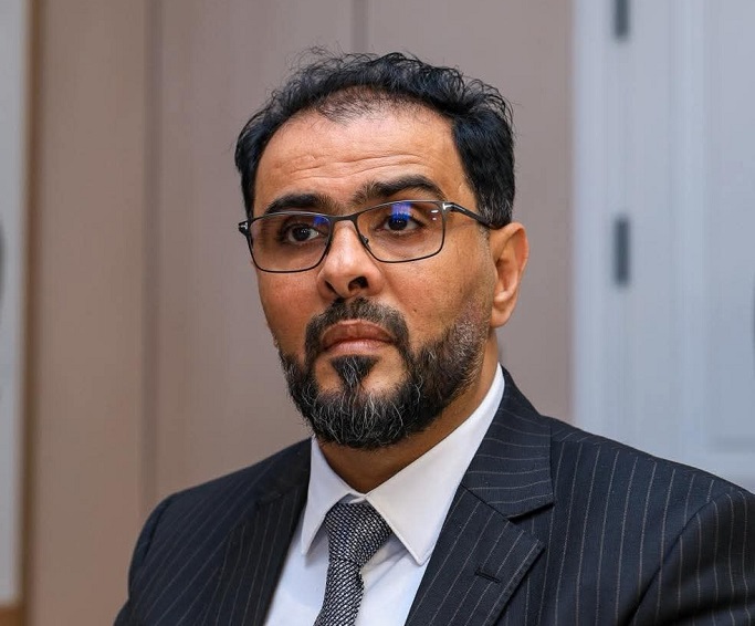 Prime Minister Osama Hammad announced the suspension of all forms of dealings, coordination with UNSMIL due to unacceptable overreach of its mandate, 17 November 2025. (Government of Libya photo)